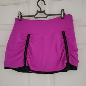 Pink tennis skirt